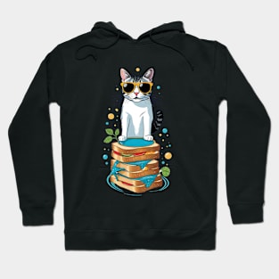 Cat Said: Just floating through life, one toast at a time! Hoodie